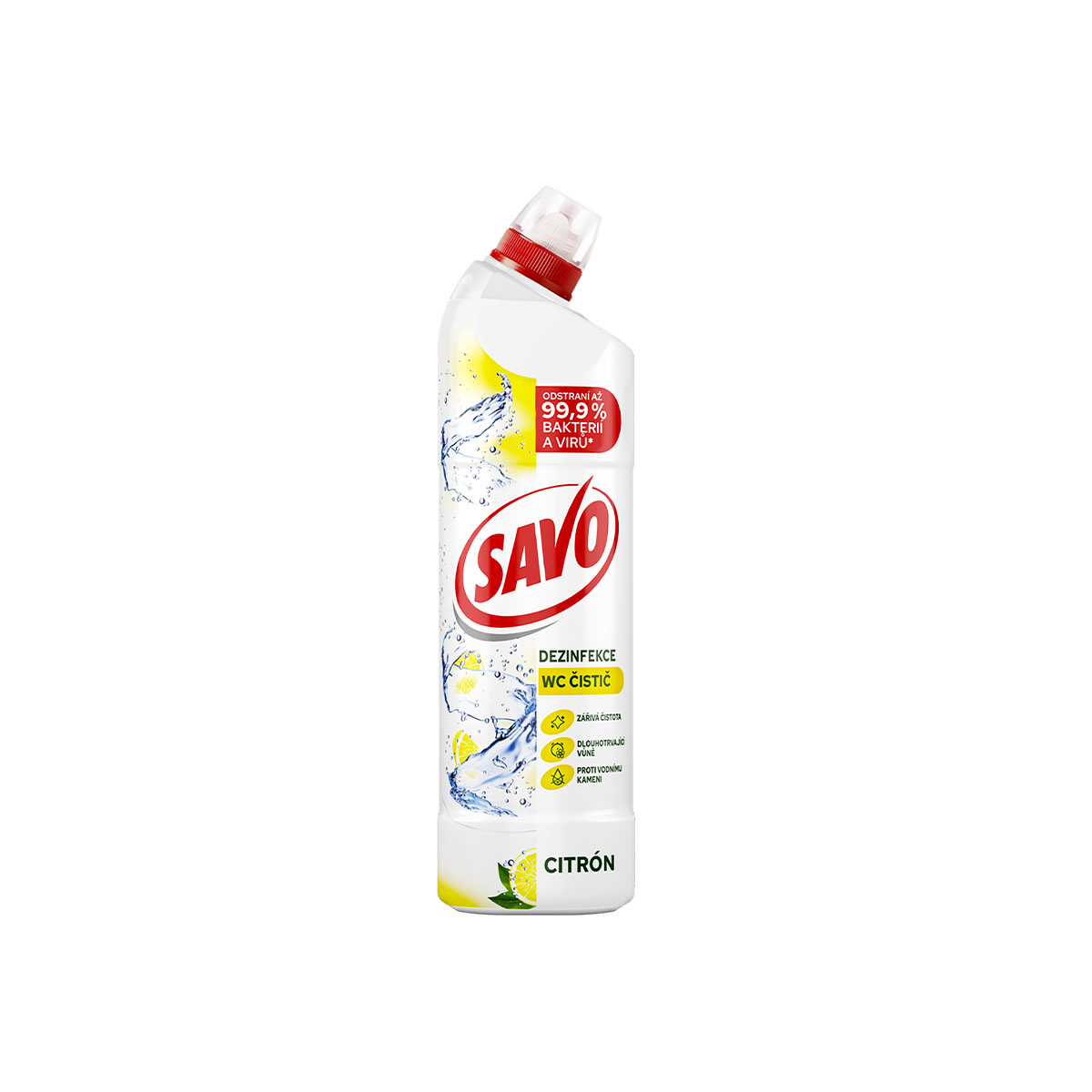 Savo WC dezinfekční gelový čistič Citron 700ml